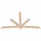 Ekena Millwork Alberta Smooth Timber Gable Bracket, Douglas Fir, 96"W x 60"H x 1 1/2"D x 5 1/2"F, 15/12 Pitch GBW096X60X0206ALB00SDF - alternate 3